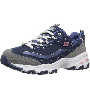 Skechers D’Lites brand new in the box. Navy/Gray/White Size 10